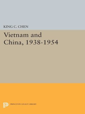 cover image of Vietnam and China, 1938-1954